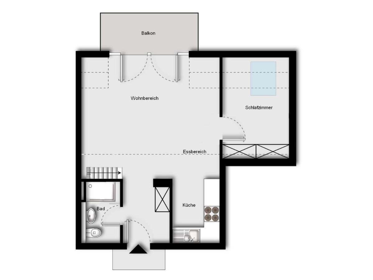 Residenz Am Strand Wohnung 1-17 زنغست المظهر الخارجي الصورة
